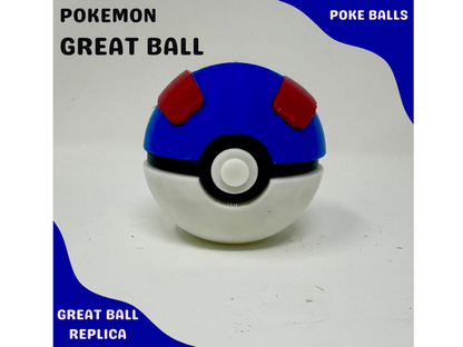 Great Ball Pokemon Prop High-Quality Decorative Pokeball for Display and Cosplay Multiple sizes - PokePrinting